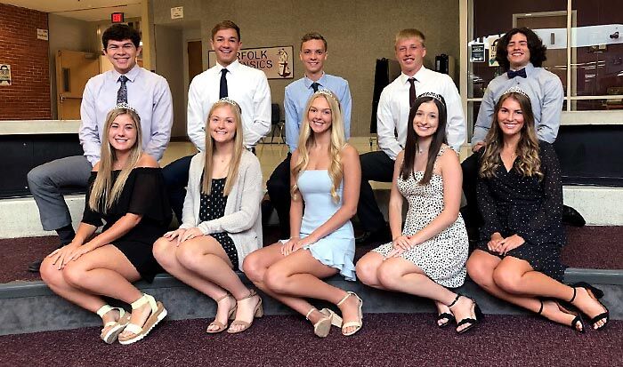 2021 Norfolk High homecoming candidates